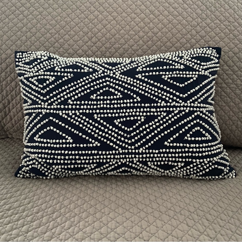 Diane von Furstenberg Beaded Pillow